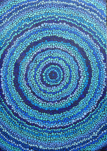 Roue australe84 x 120 cm